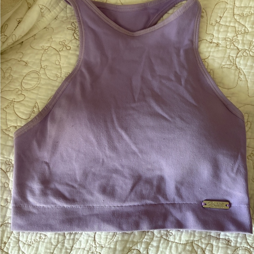 BOMBSHELL SPORTSWEAR Lavender SPORTS BRA SIZE L